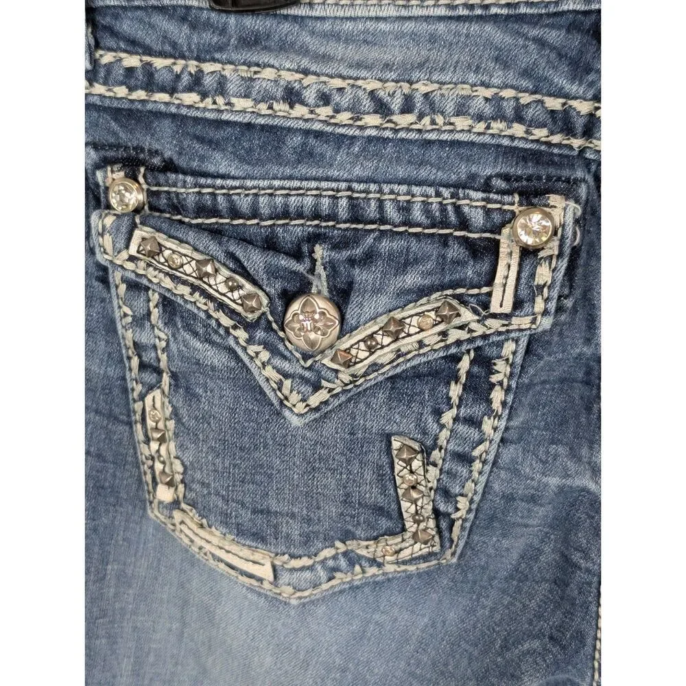 Miss Me Boot Jeans JE583B7L Women's Size 27 - Picture 14 of 16